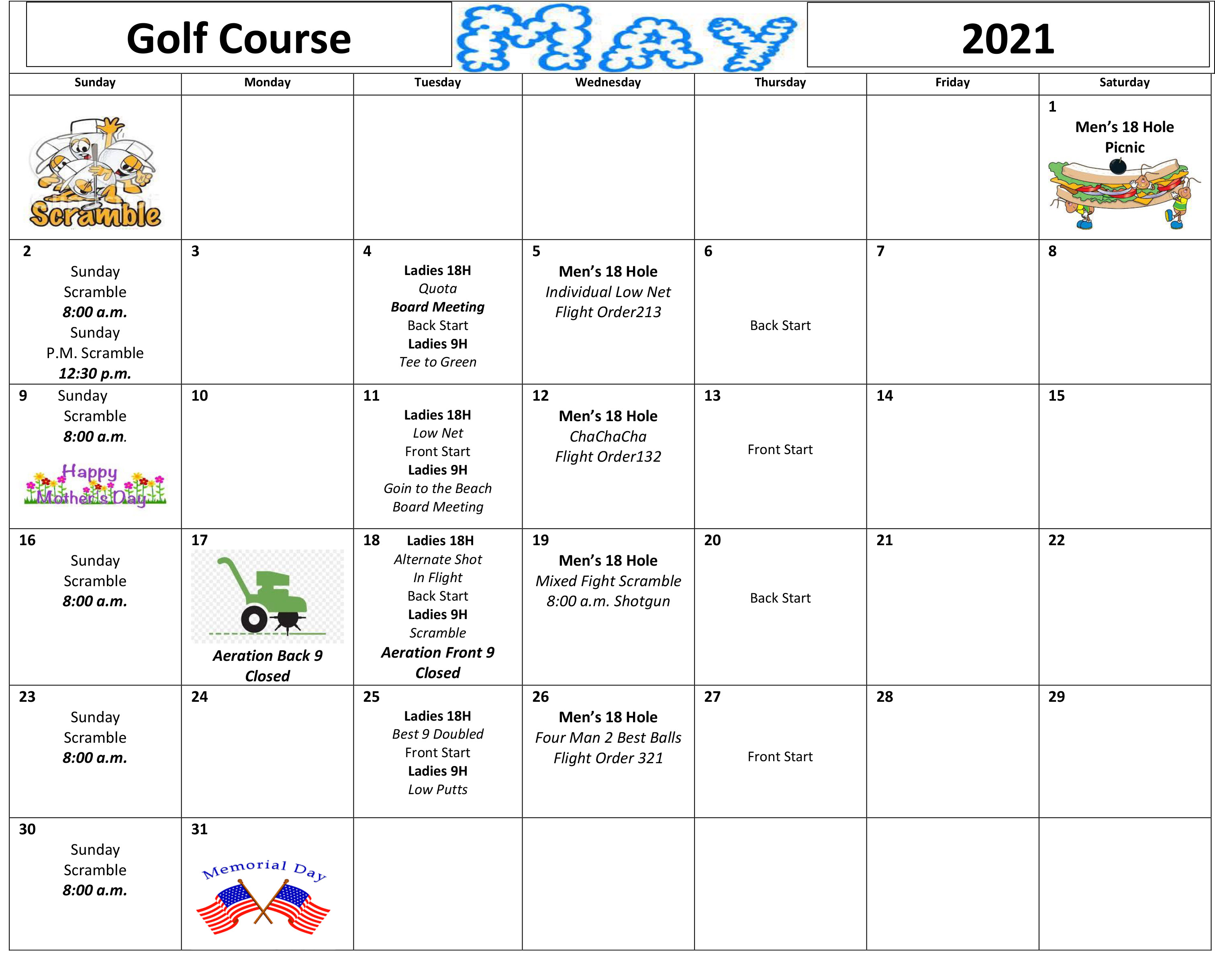 Upcoming Events Barefoot Bay Golf Course